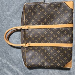 Louis Vuitton Monogram Tan and Brown Briefcase